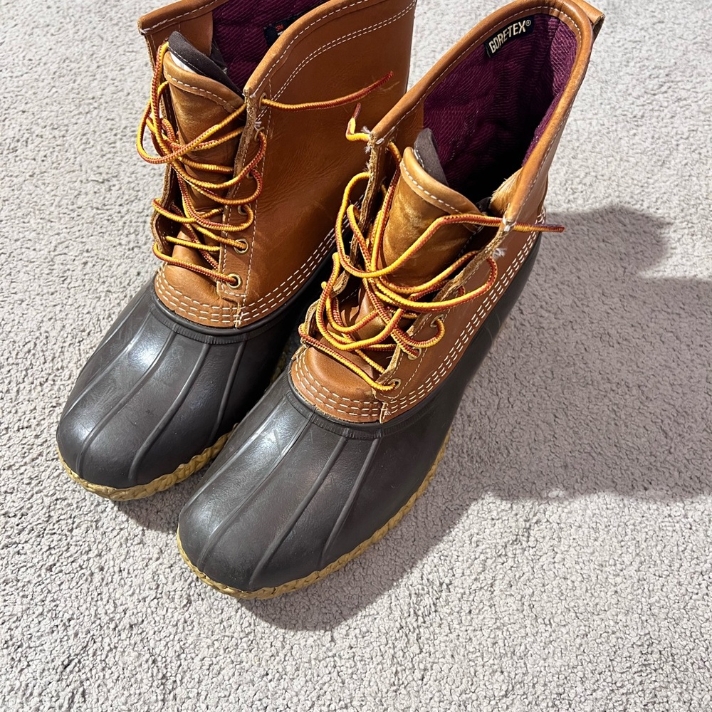 L.L. Bean Duck Boots Size 14 - Picture 2 of 8